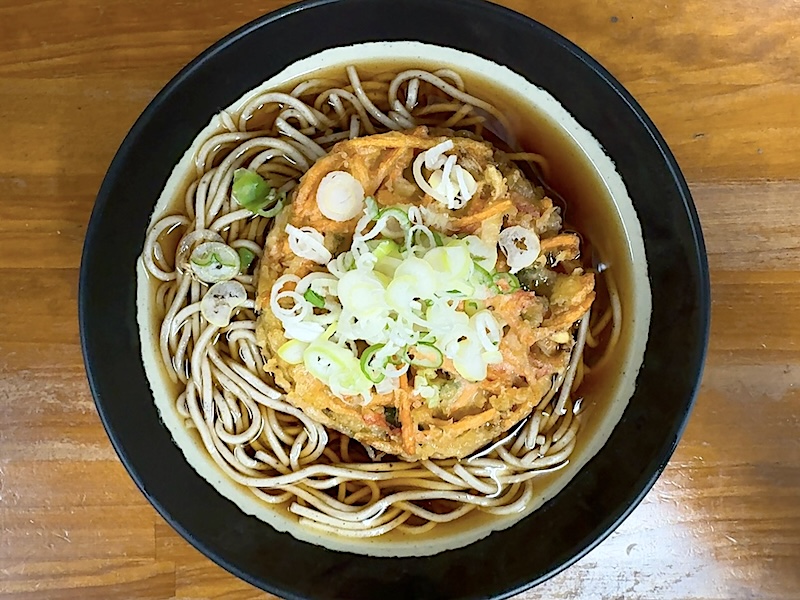 釜家の天ぷらそば