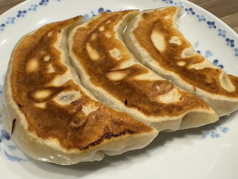 開楽の餃子定食2