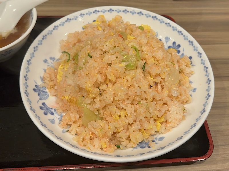 開楽の明太子レタスチャーハン