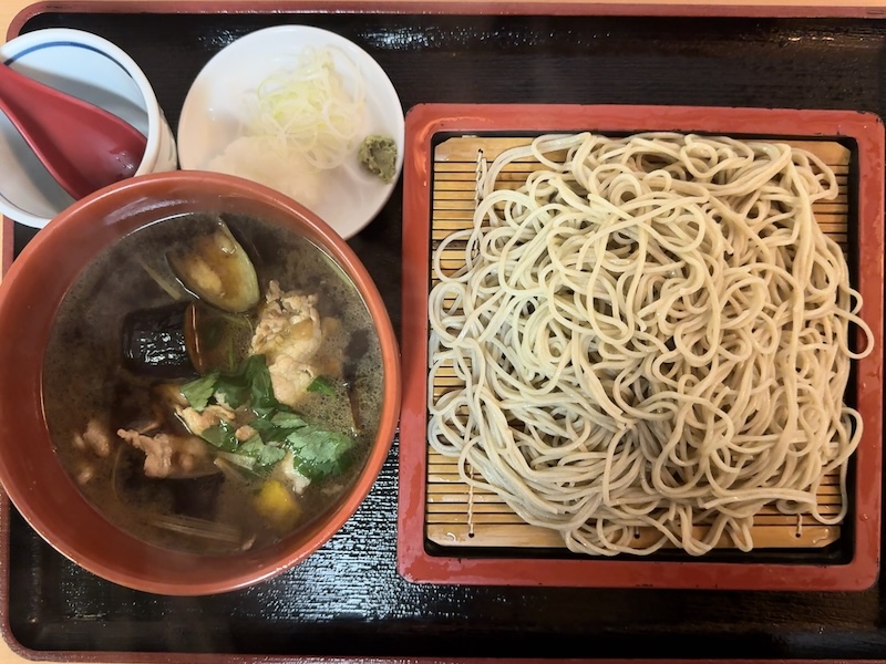 神田錦町更科のナスぶた汁せいろ