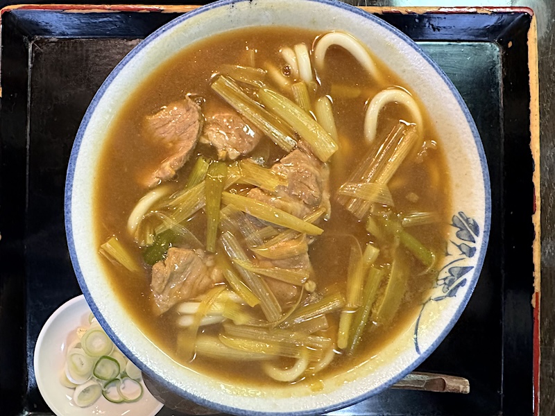 翁庵のカレー南蛮うどん