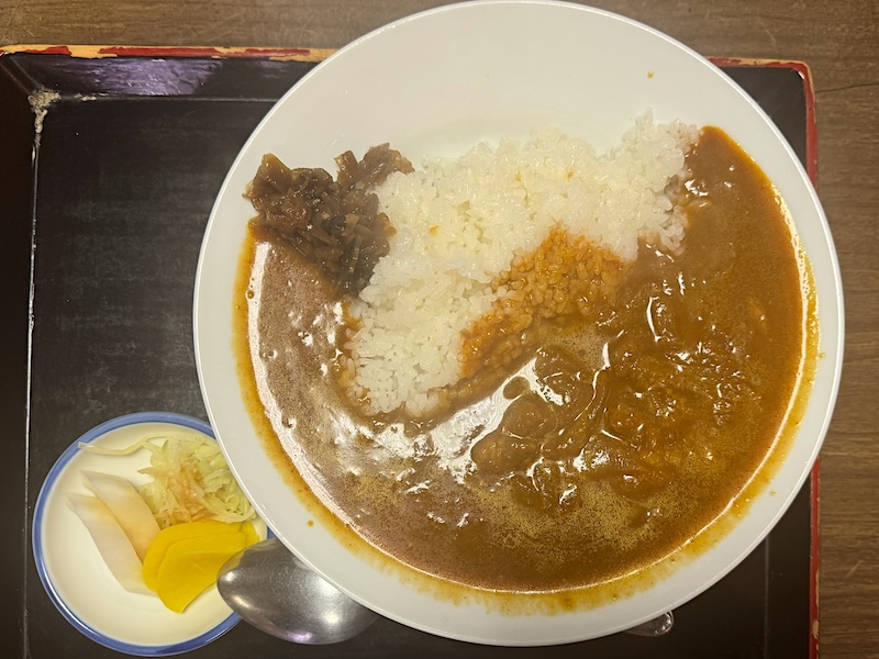 翁庵の特製カレーライス