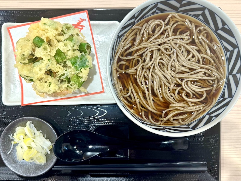 ハチ公そば渋谷クロスタワー店のかき揚げそば